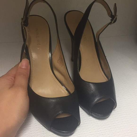 Nine West slingback heels size 6.5 - Picture 1 of 4